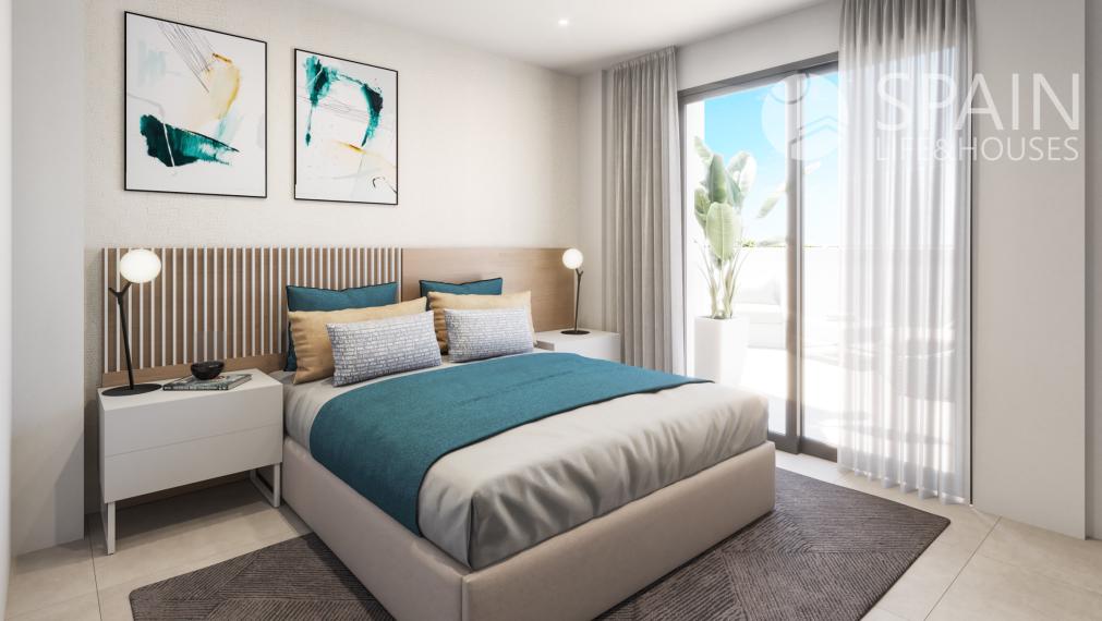 Moderné bungalovy v San Pedro del Pinatar, Murcia