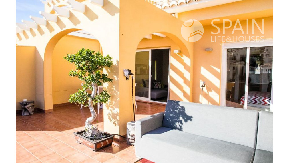 Top floor 4-room apartment with huge terrace and sea views, Cumbre del Sol,  Costa Blanca