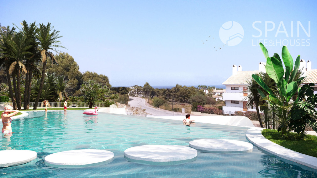 NEW BUILDING IN A NATIONAL PARK WITH SEA VIEW, Alfaz del Pi, Costa Blanca North