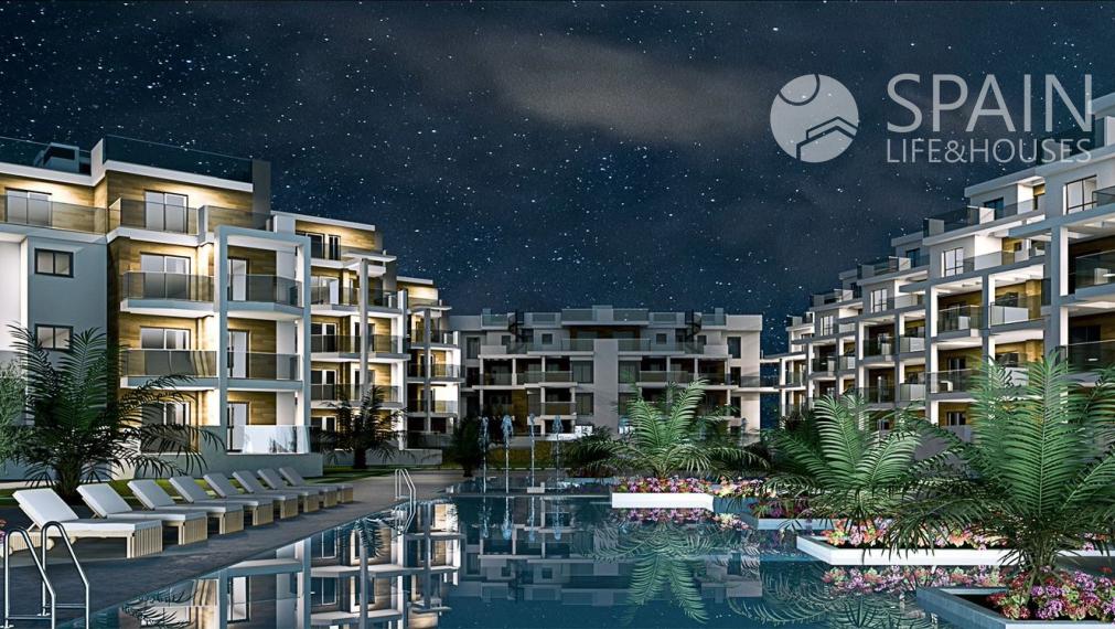 The new residential 3 bedrooms appartaments in  first sea linia in DeniaA; Costa Blanca North