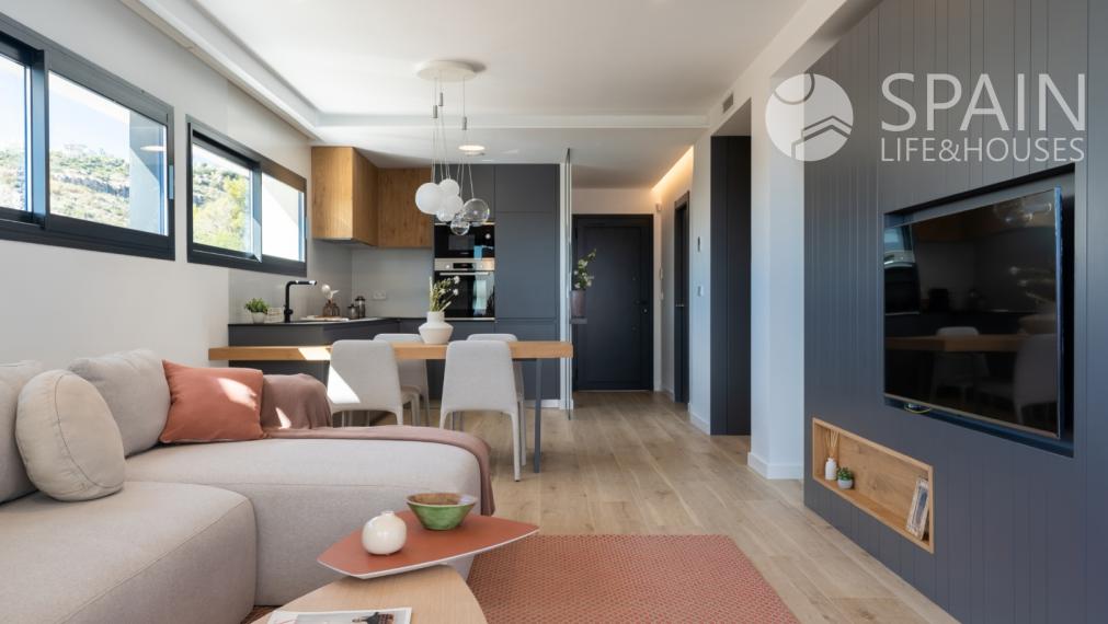 New, luxurious  2 bedroom apartment with comunal pool in Cumbre del Sol, Costa Blanca