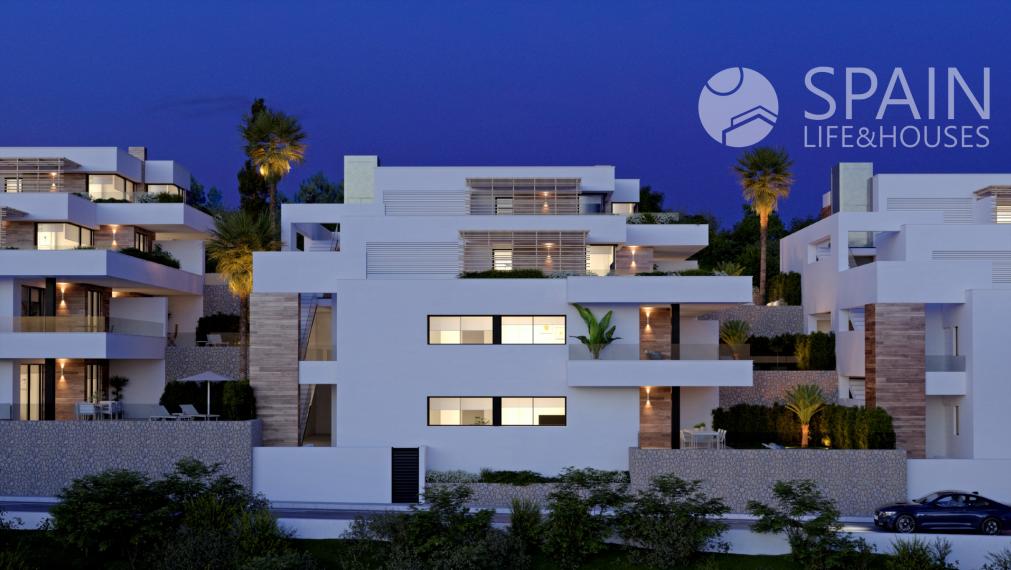 New, luxurious  2 bedroom apartment with comunal pool in Cumbre del Sol, Costa Blanca