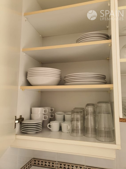 Romantic 1-bedroom furnished apartment in DENIA, Costa Blanca with balcony and comunal pools just 7 min walk from the beach and ca 15 min about the center