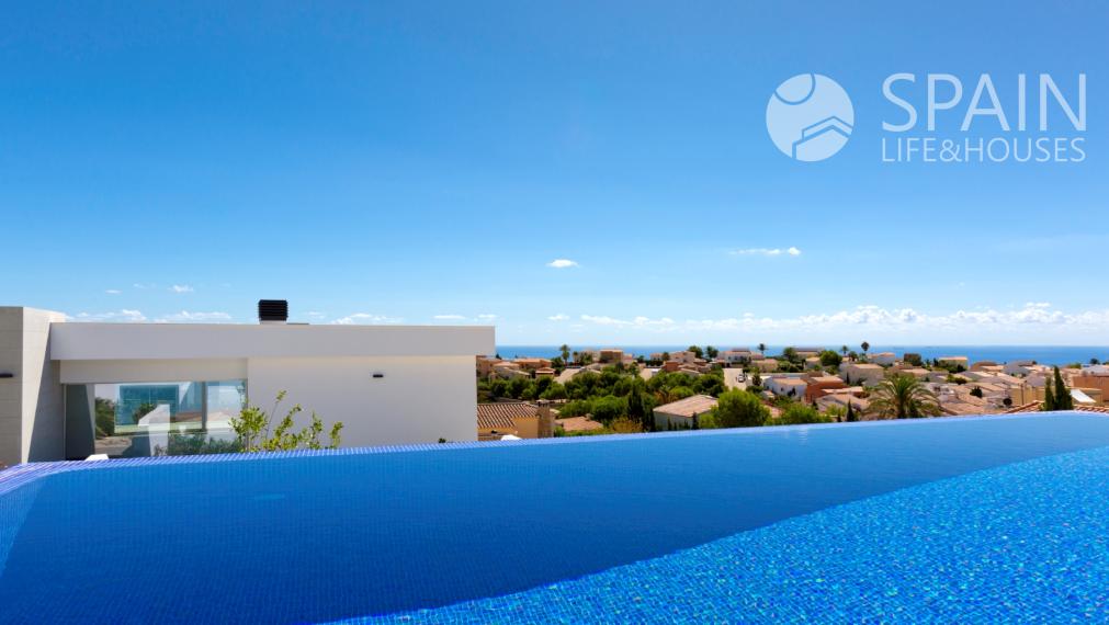 Modern villa in Benitachell; Cumbre de Sol with private pool and sea views Costa Blanca North