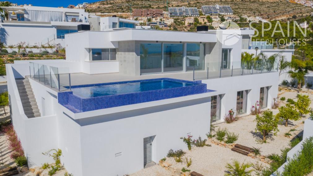 Modern villa in Benitachell; Cumbre de Sol with private pool and sea views Costa Blanca North