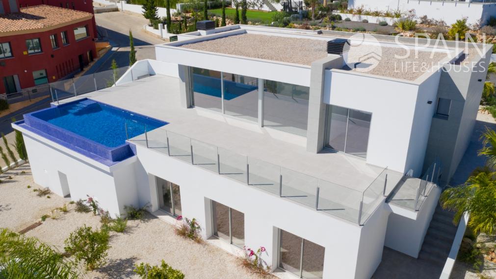 Modern villa in Benitachell; Cumbre de Sol with private pool and sea views Costa Blanca North