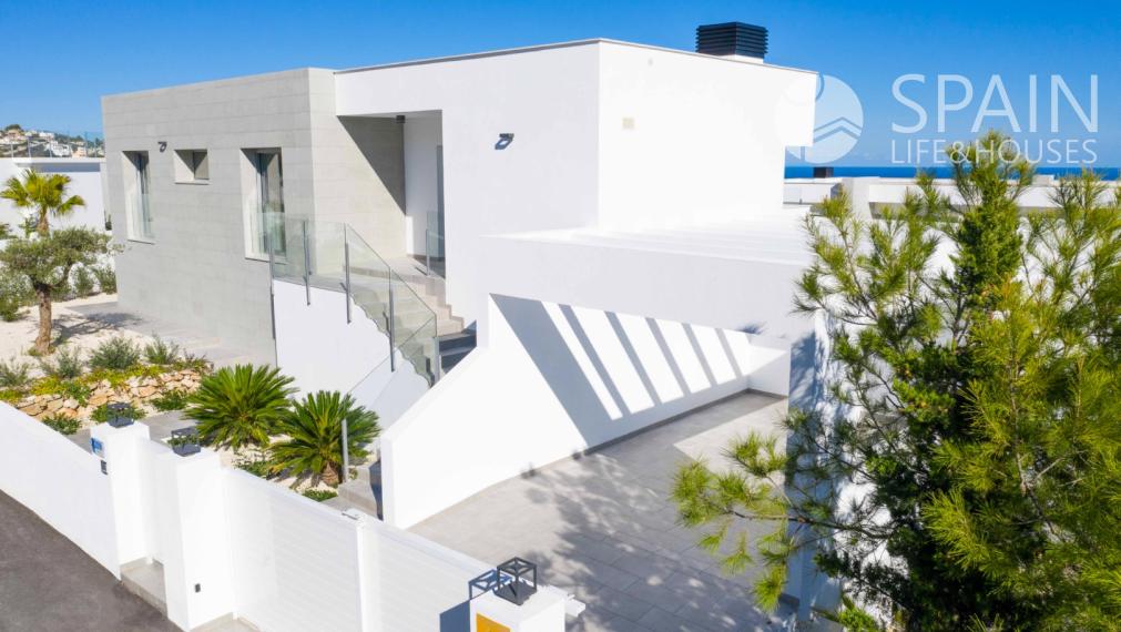 Modern villa in Benitachell; Cumbre de Sol with private pool and sea views Costa Blanca North