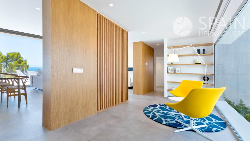 Modern villa in Benitachell; Cumbre de Sol with private pool and sea views Costa Blanca North