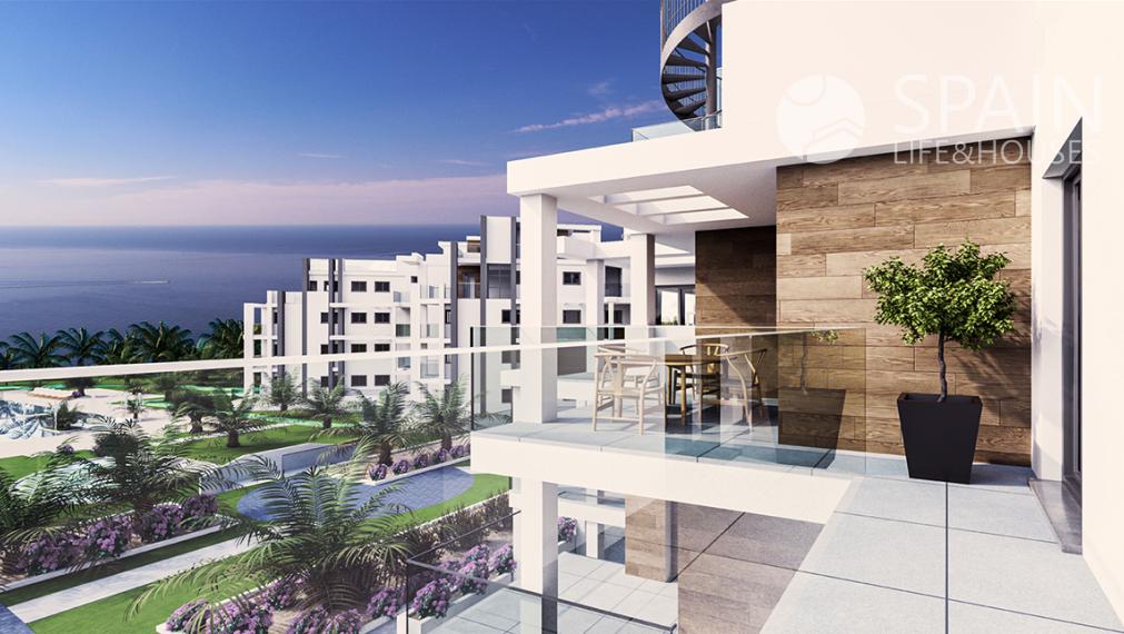 The new residential 3 bedrooms appartaments in  first sea linia in DeniaA; Costa Blanca North