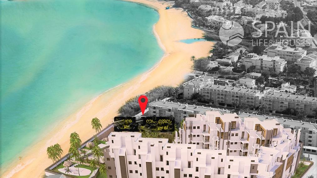 The new residential 3 bedrooms appartaments in  first sea linia in DeniaA; Costa Blanca North