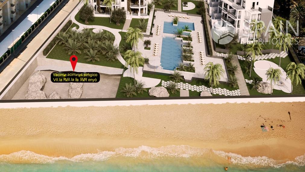 The new residential 3 bedrooms appartaments in  first sea linia in DeniaA; Costa Blanca North