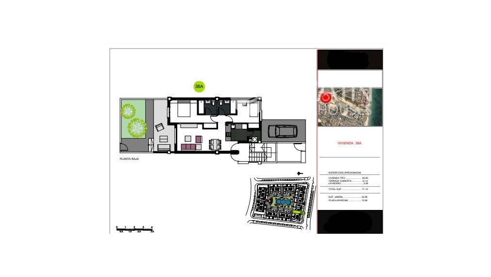 Mervalous townhouses with sea views and community pool in Mil Palmeras