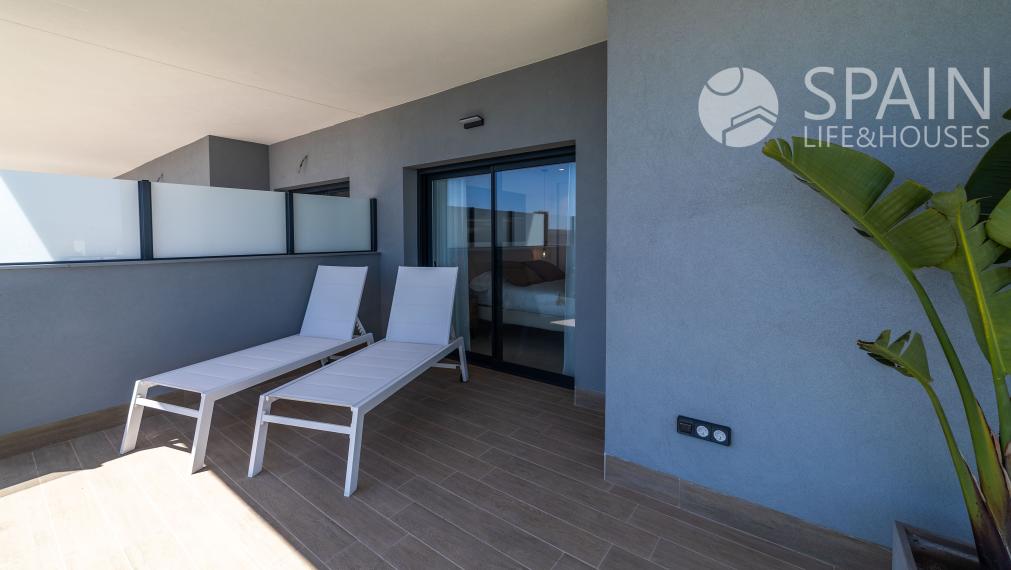 New Apartment  with a large terrace and beautiful sea views in Gran Alacant in a quiet area, Costa Blanca