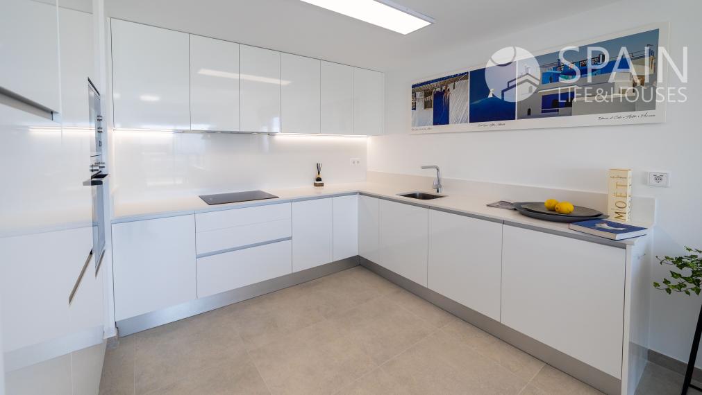 New Apartment  with a large terrace and beautiful sea views in Gran Alacant in a quiet area, Costa Blanca