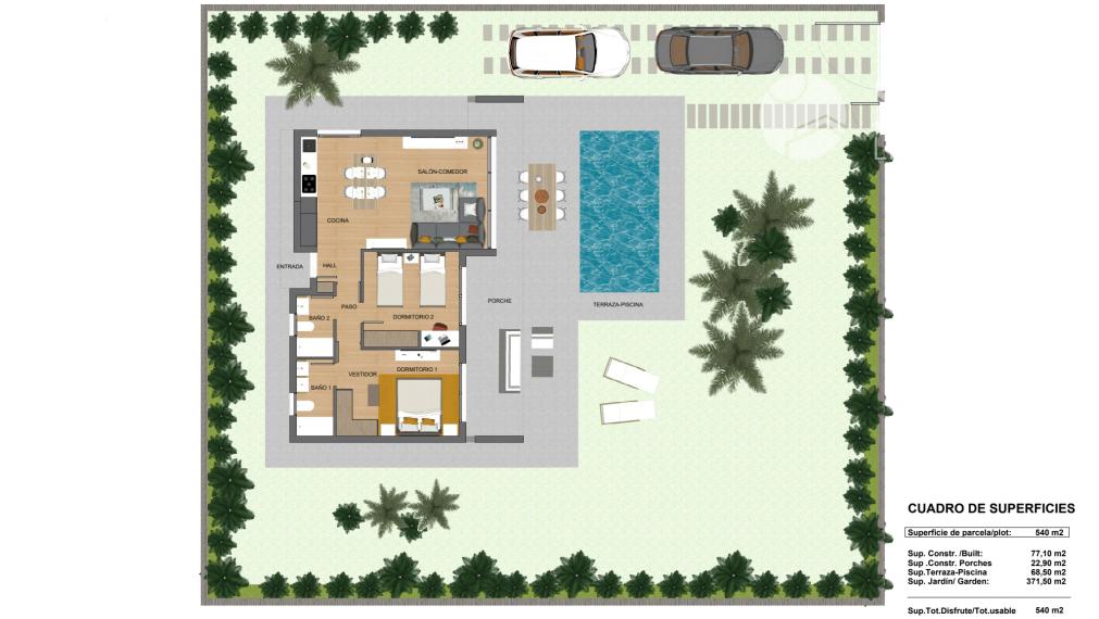 VILLA A-ZAHAR. New magnificent villa with private pool in inland, Calasparra, Murcia