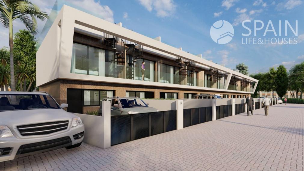 ZIE-LO Project. Magnificent new bungalows with comunal pool 5 minutes from the beach, in Alicante.. The project will be completed in early 2024