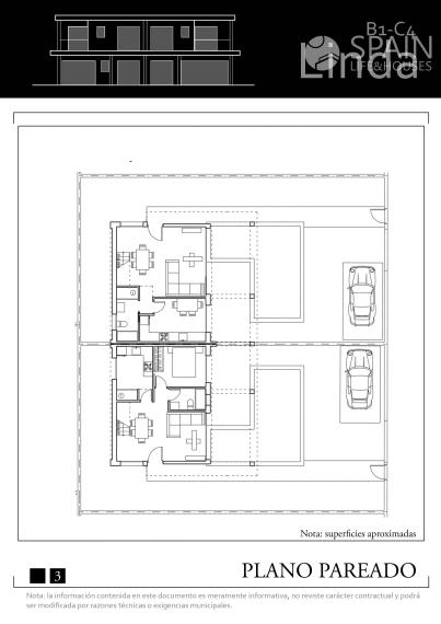 PROJECT LIN-DA. Magnificent semi-detached villas with pool 5 minutes from the beach in Alicante. The project will be completed in early 2025
