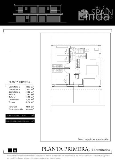 PROJECT LIN-DA. Magnificent semi-detached villas with pool 5 minutes from the beach in Alicante. The project will be completed in early 2025