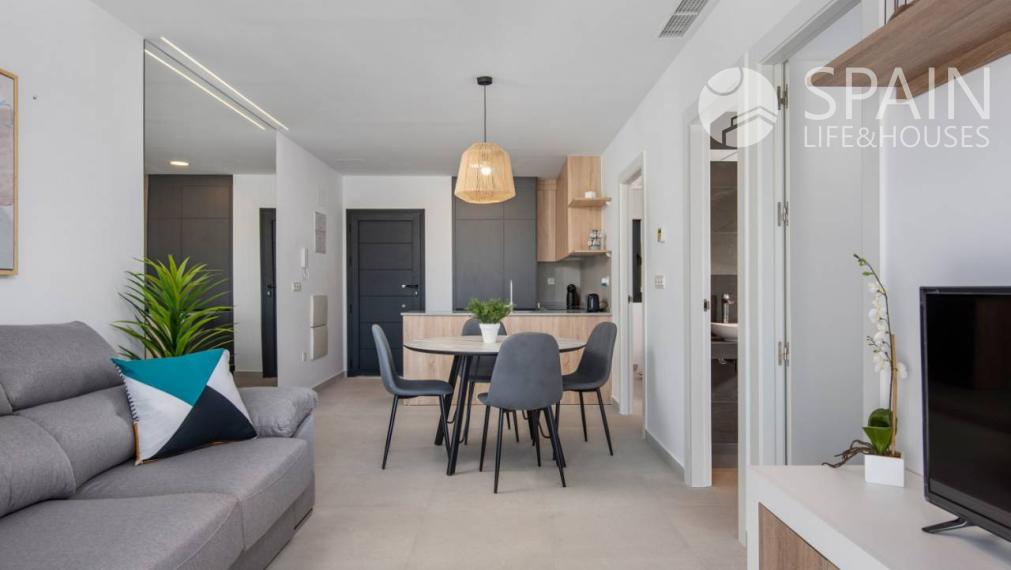Fantastic new build 2 bedroom apartments with swimming pool in Benijofar, Costa Blanca south 8km from the beach,. Delivery: final of 2022