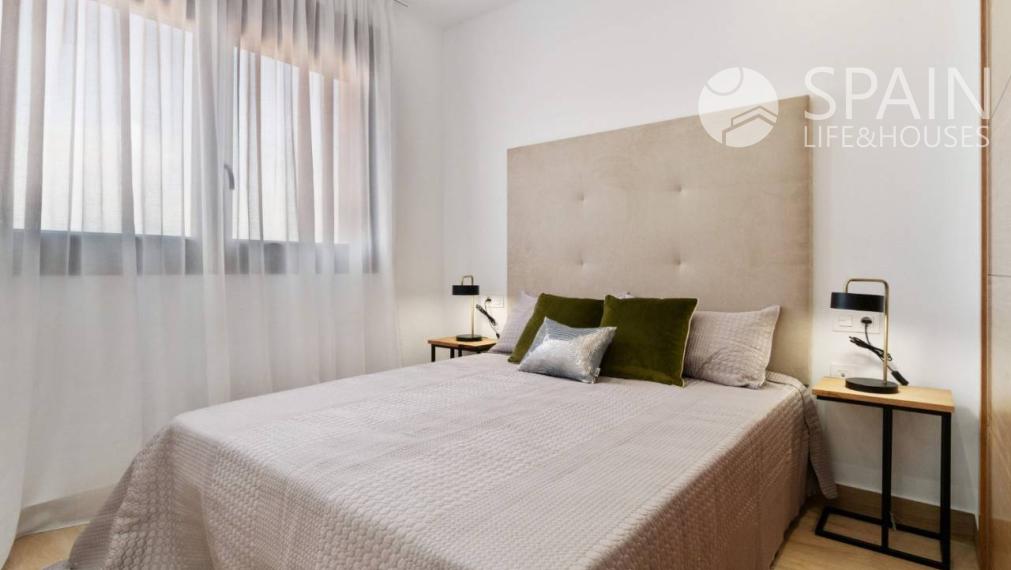 New construction first floor bungalows with 2 bedrooms in Torrevieja, Alicante