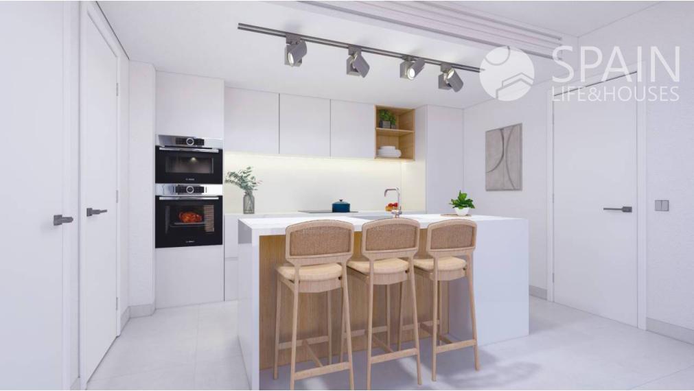 Semi-detached new build penthouse with solarium in Pilar de la Horadada, Alicante