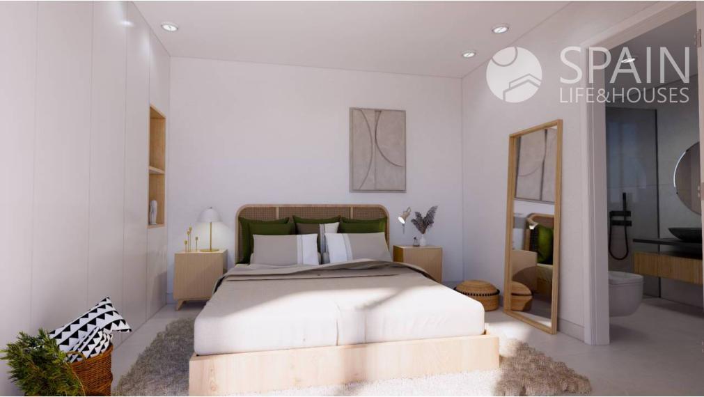 Semi-detached new build penthouse with solarium in Pilar de la Horadada, Alicante