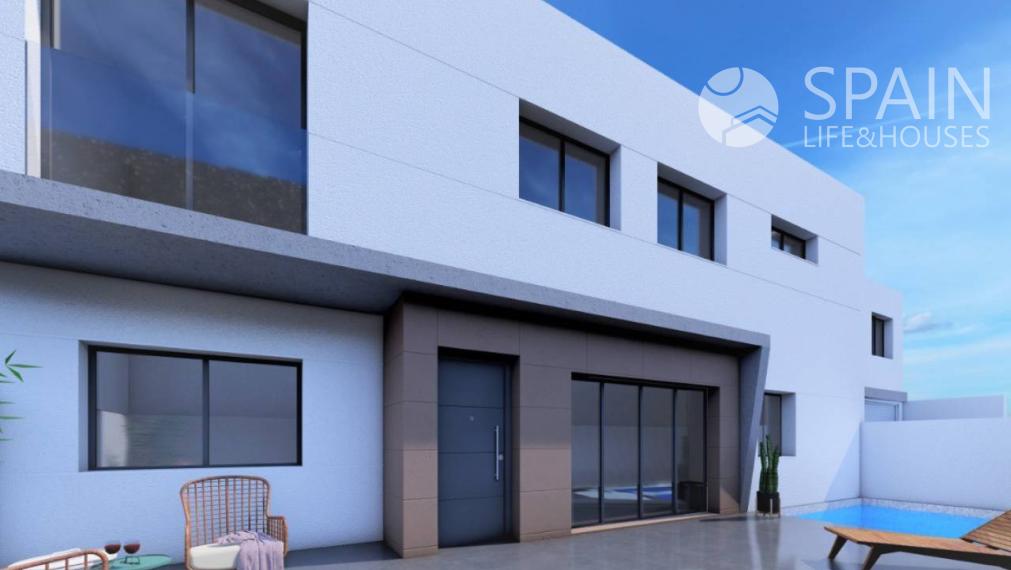 New construction villa with private pool in Pilar de la Horadada, Alicante, Costa Blanca, Spain