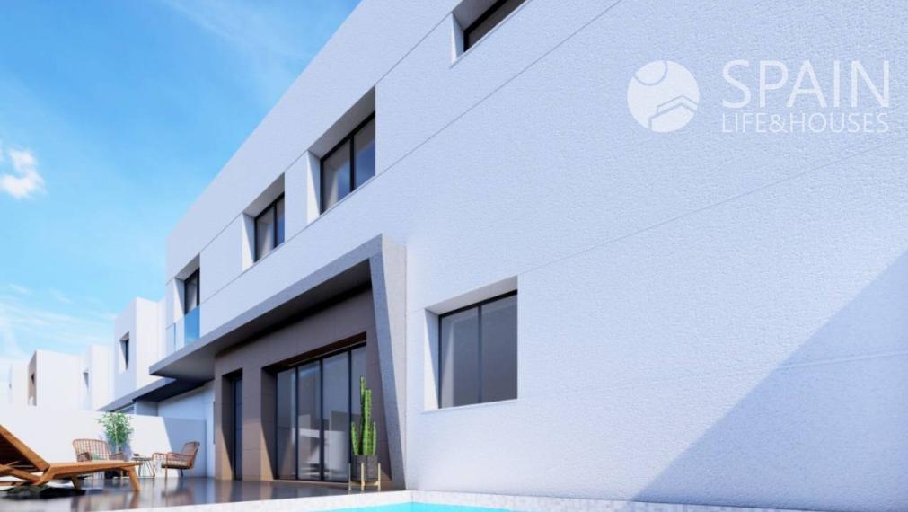 New construction villa with private pool in Pilar de la Horadada, Alicante, Costa Blanca, Spain
