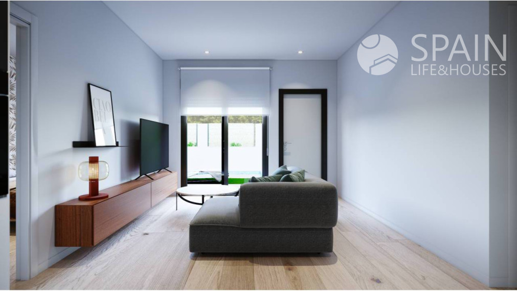 New build villa with private pool 3km from the beach and to be delivered in the first half of 2023 in San Javier, Murcia.