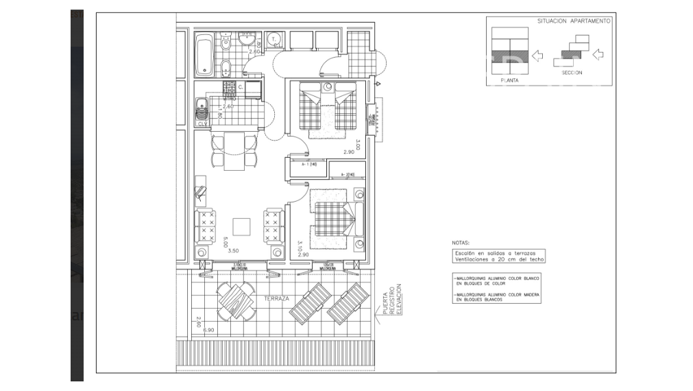 Apartment with spectacular sea views in benitachell, 2 km from the beach.