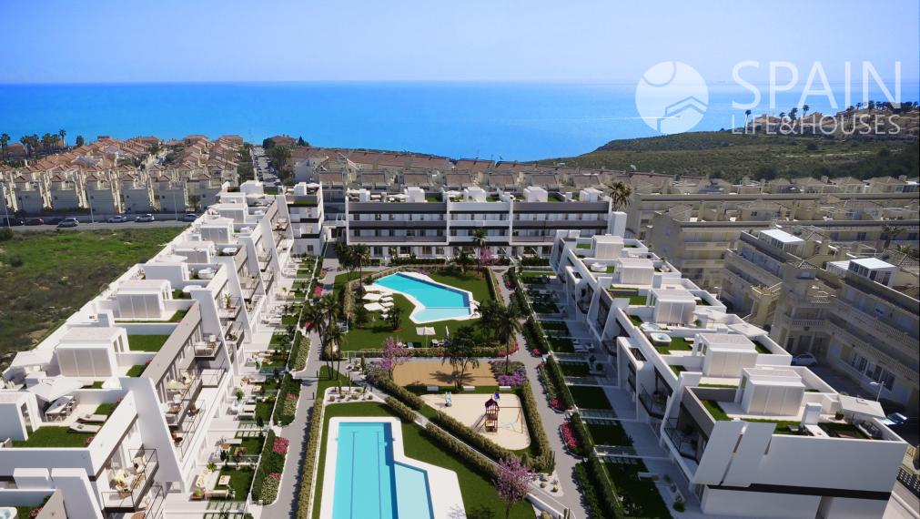 NEW FANTASTIC APARTMENTS  IN GRAN ALACANT, 3 km from the beach, 20 minutes from Alicante, Costa Blanca