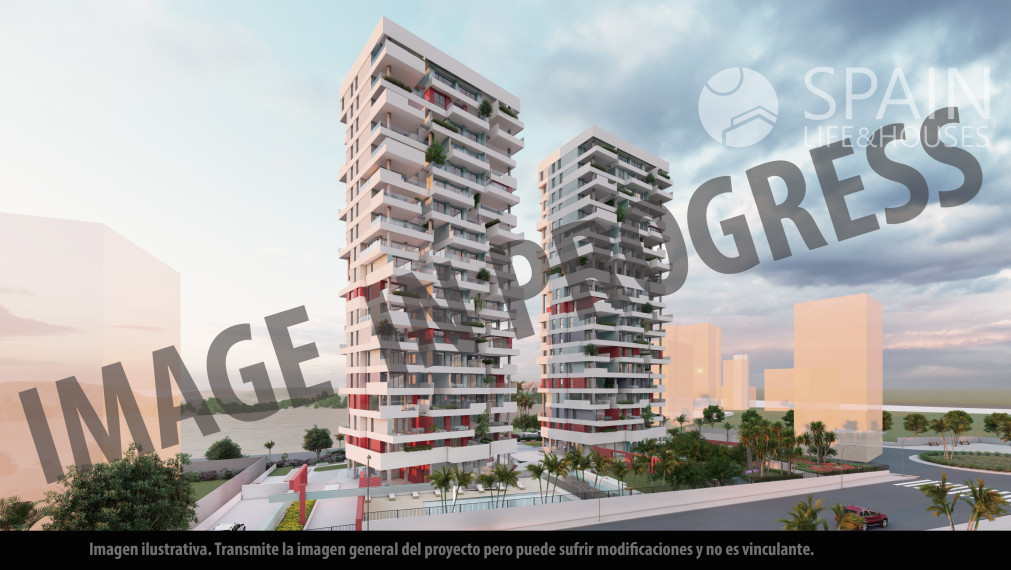 Great homes with 1, 2, 3 or 4 bedrooms with sea views in a beautiful urbanization in Calpe.