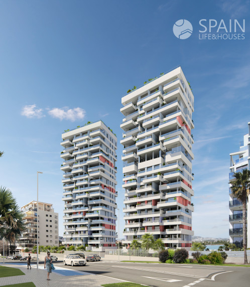 Great homes with 1, 2, 3 or 4 bedrooms with sea views in a beautiful urbanization in Calpe.