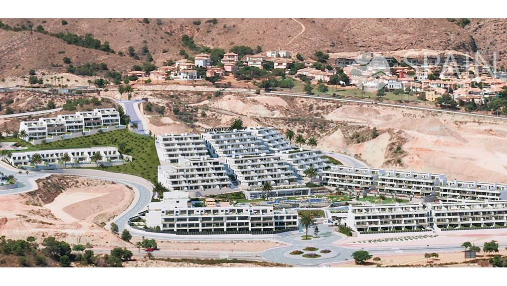 Magnificent apartments in Finestrat with huge terraces of 40m2 with brutal sea views.