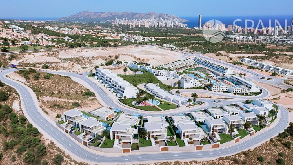 Magnificent apartments in Finestrat with huge terraces of 40m2 with brutal sea views.