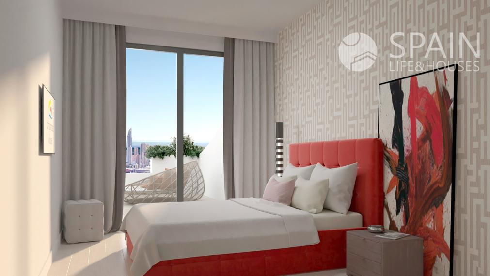 Magnificent apartments in Finestrat with huge terraces of 40m2 with brutal sea views.