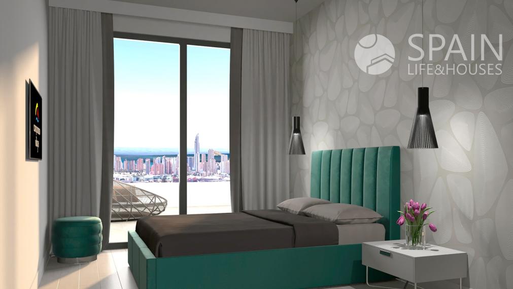 Magnificent apartments in Finestrat with huge terraces of 40m2 with brutal sea views.