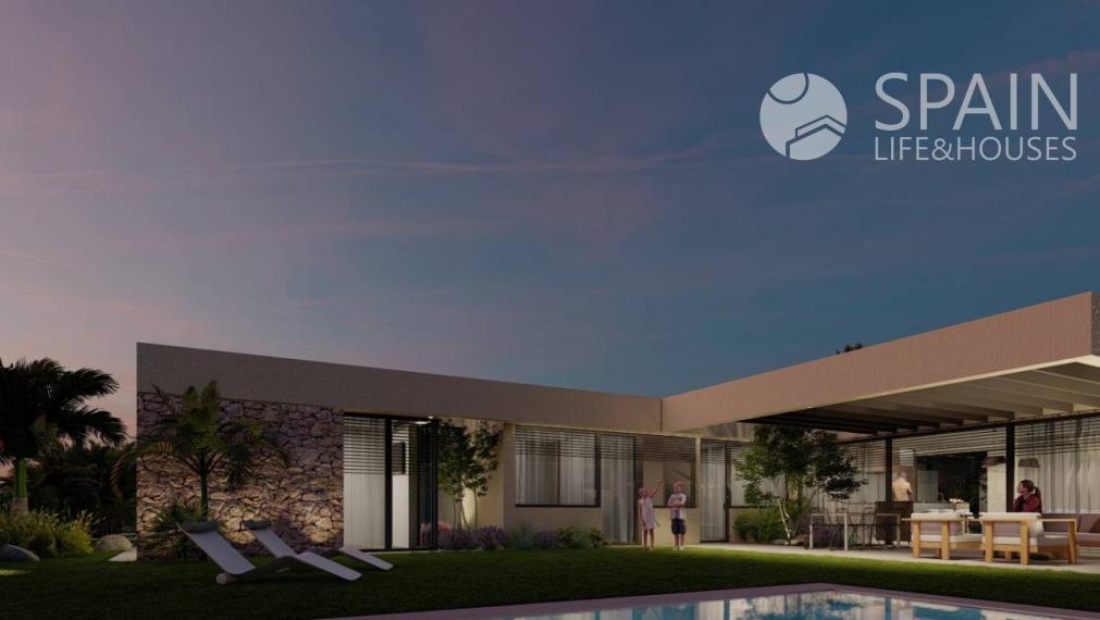 New build villa in Altaona Golf, Murcia, 15 minutes from the beach and 2 km from the golf course.