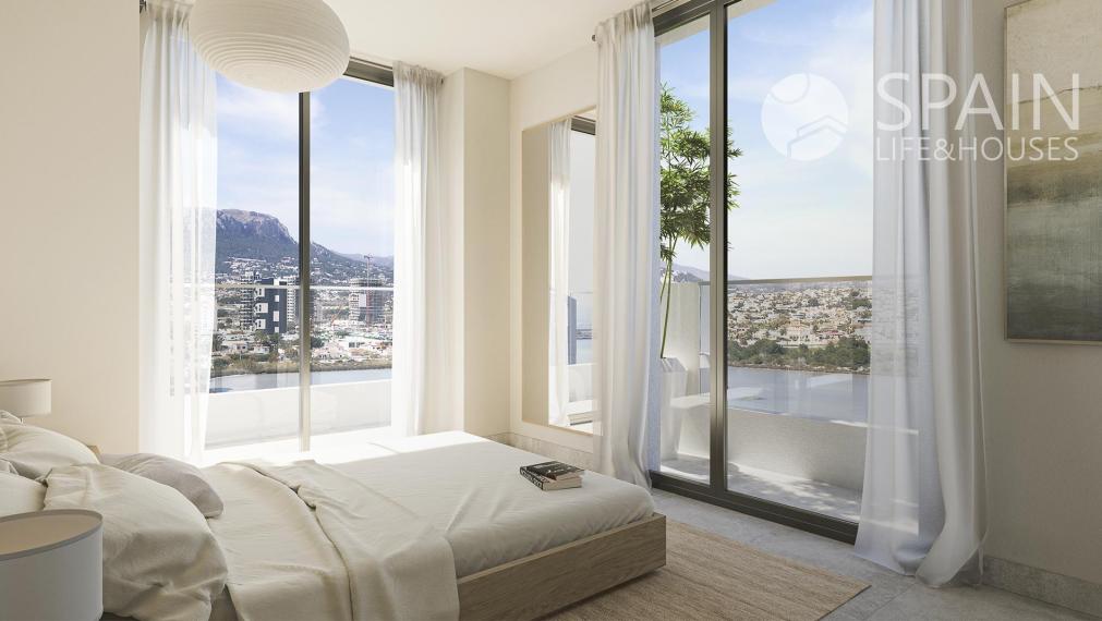 New development of apartments with majestic views and with all the facilities in Calpe