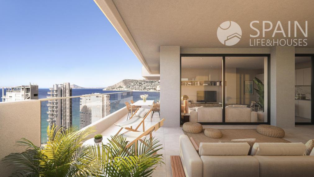 New development of apartments with majestic views and with all the facilities in Calpe