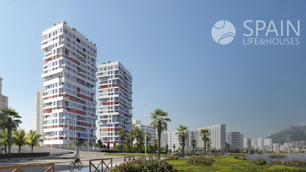 New development of apartments with majestic views and with all the facilities in Calpe