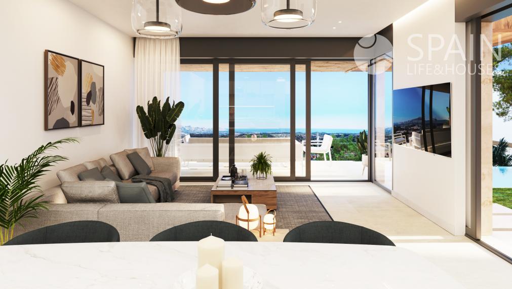 Residencial Maravilla: Exclusive Homes with Private Garden and Sea Views in Polop