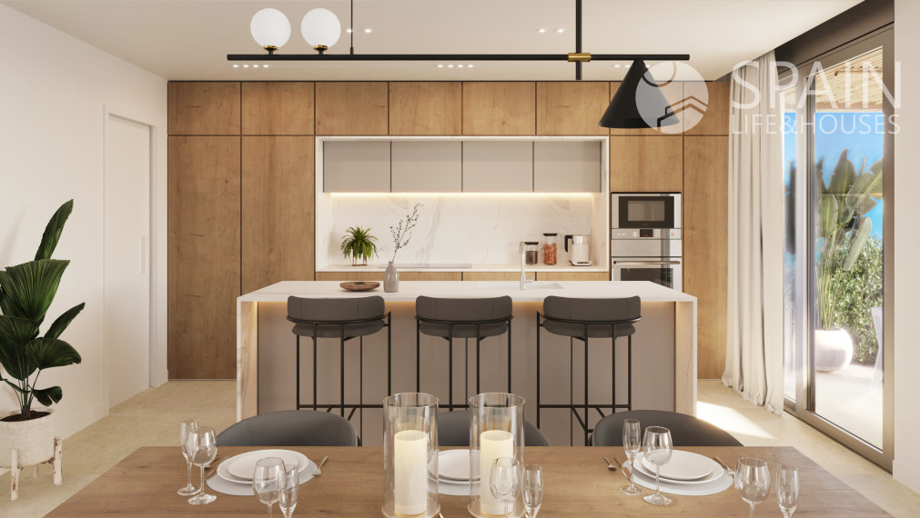 Residencial Maravilla: Exclusive Homes with Private Garden and Sea Views in Polop