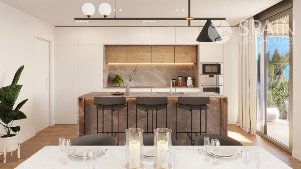 Residencial Maravilla: Exclusive Homes with Private Garden and Sea Views in Polop