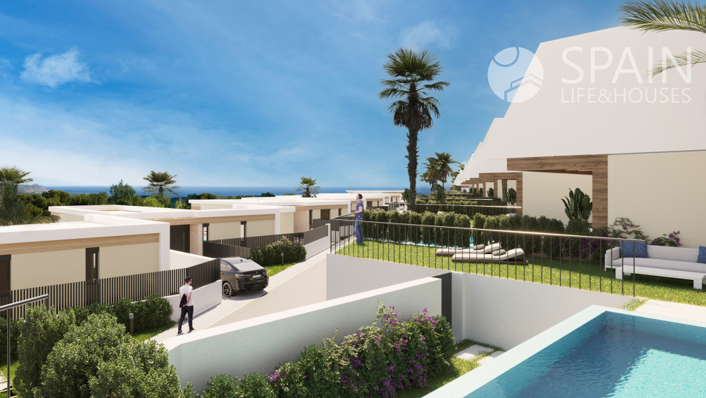 Residencial Maravilla: Exclusive Homes with Private Garden and Sea Views in Polop