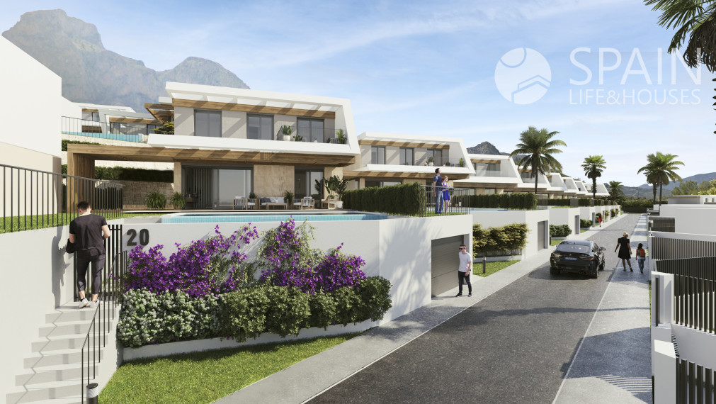Residencial Maravilla: Exclusive Homes with Private Garden and Sea Views in Polop