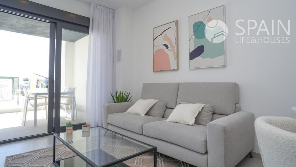 New development Marina Vista of 2 or 3 bedrooms in Torrevieja