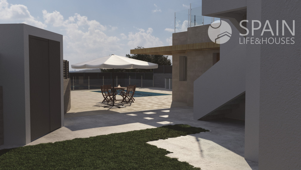 New construction villa with swimming pool in Polop de la Marina