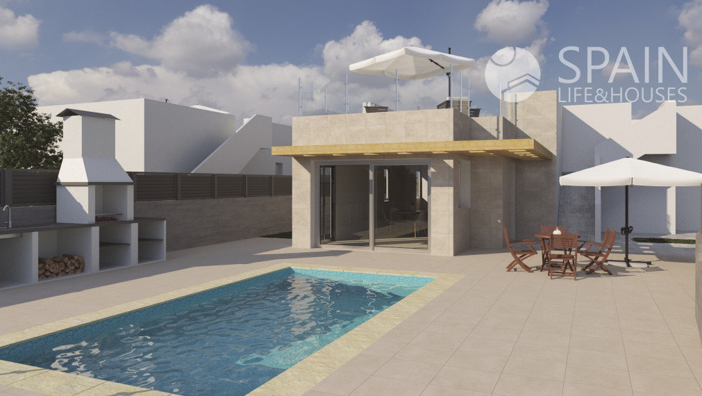New construction villa with swimming pool in Polop de la Marina