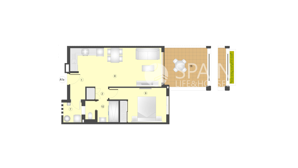 Moderné apartmány pri mori – Mar de Pulpí, Almeria